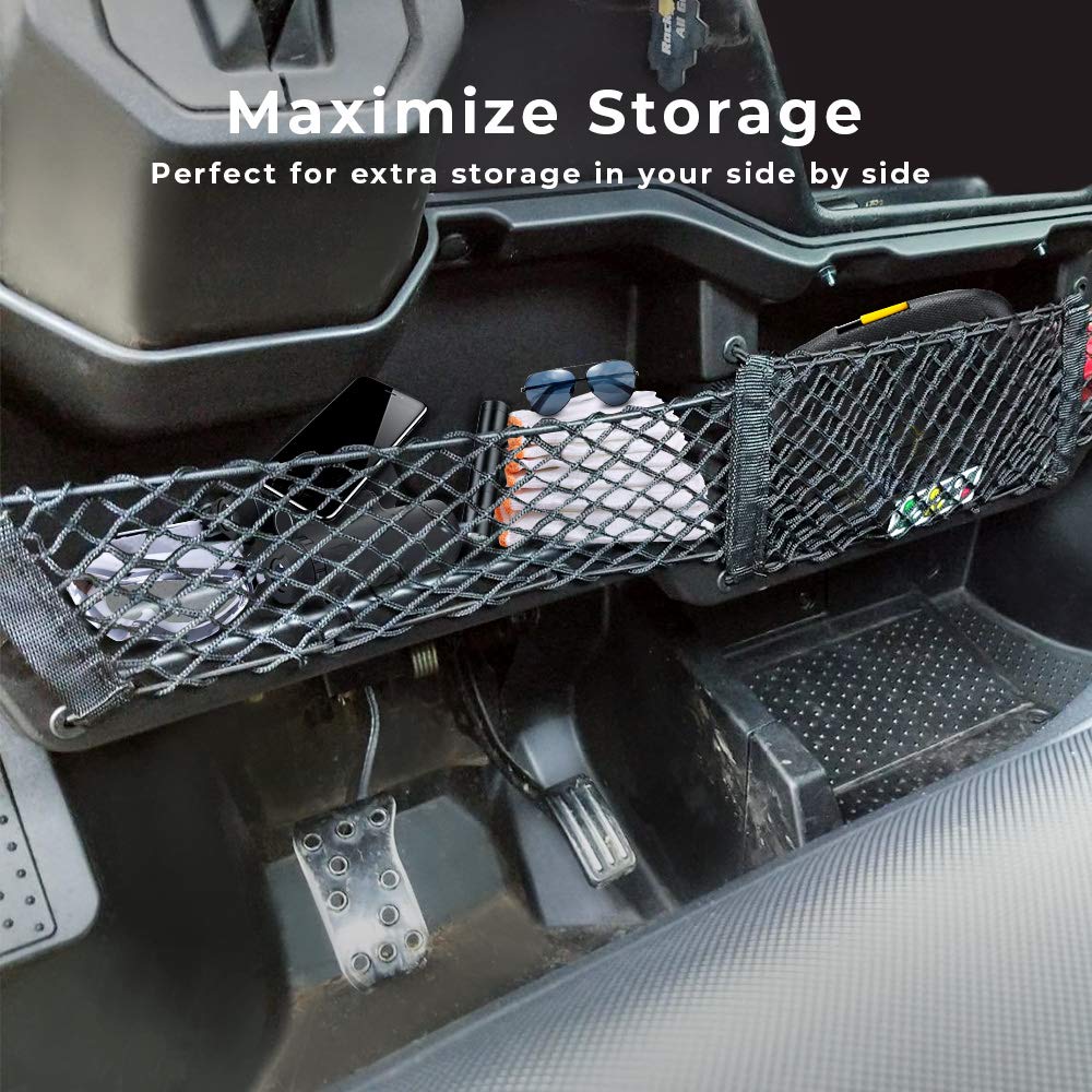 Kemimoto '16-'23 Honda Pioneer 1000 Under Dash Storage