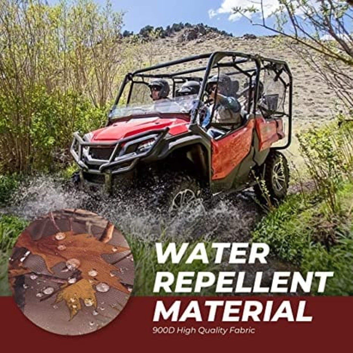 Kemimoto '16-'23 Honda Pioneer 1000-5 Camo Front Seat Cover