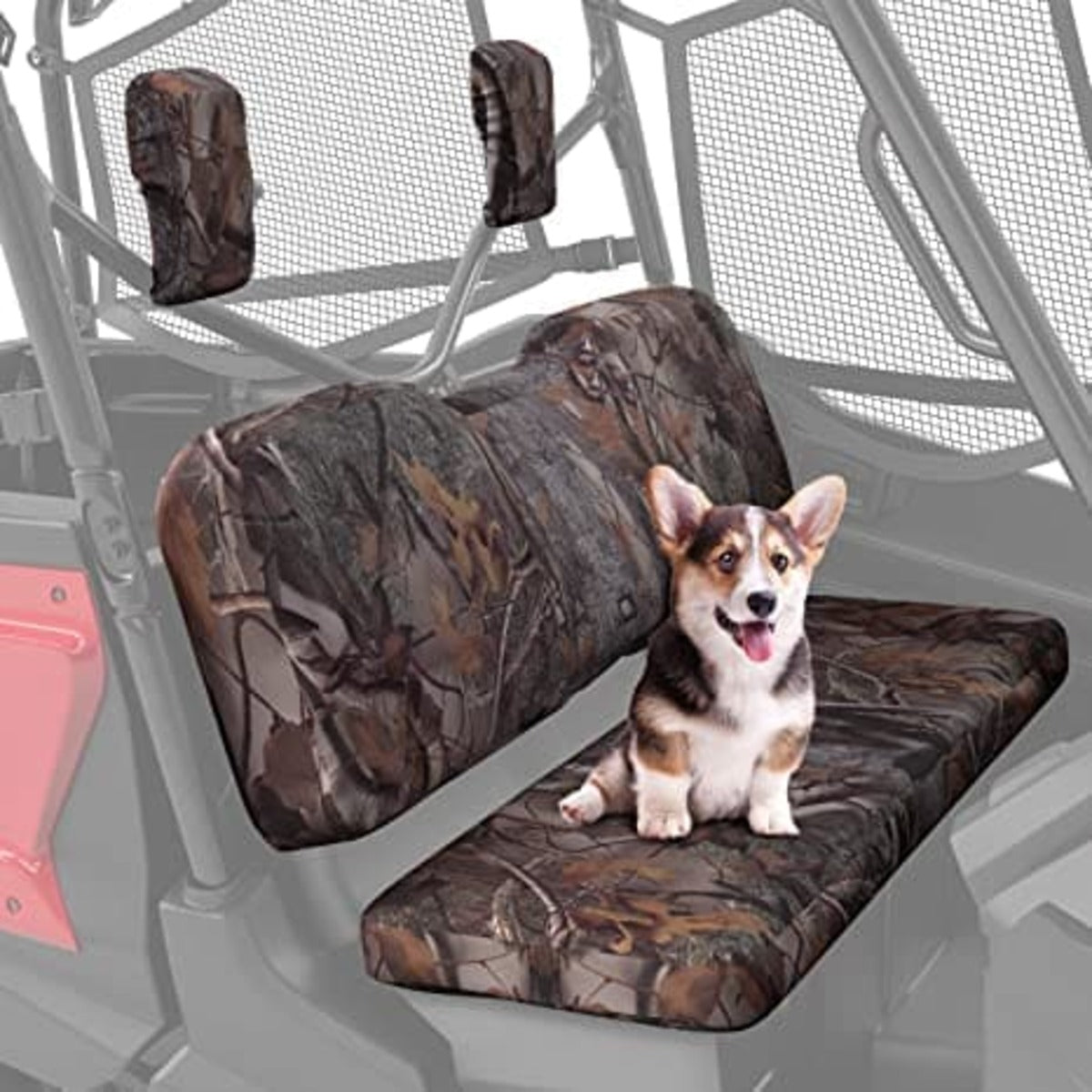 Kemimoto '16-'23 Honda Pioneer 1000-5 Camo Front Seat Cover
