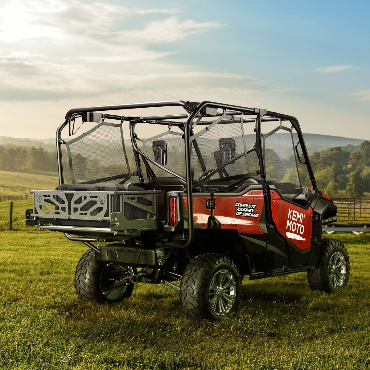 Kemimoto '16-'23 Honda Pioneer Rear Cargo Bed Extender