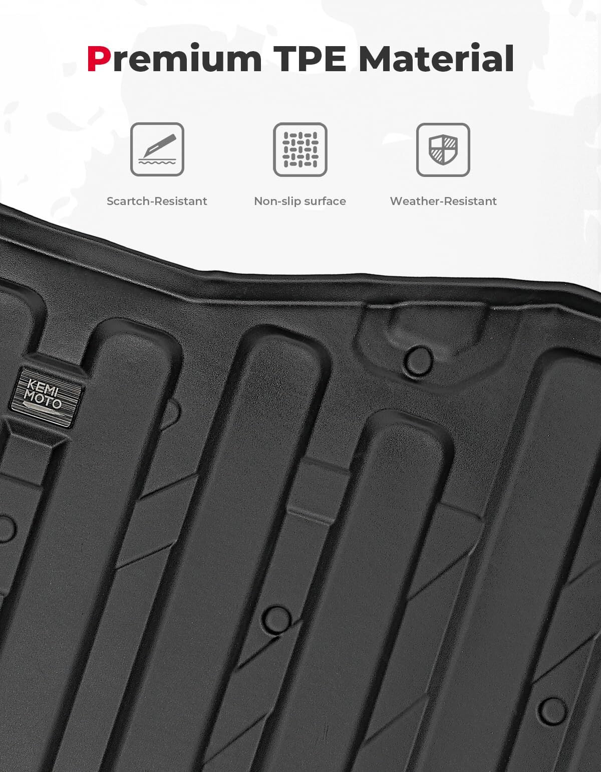 Kemimoto '16-'24 Honda Pioneer 1000 UTV Bed Liner Mat