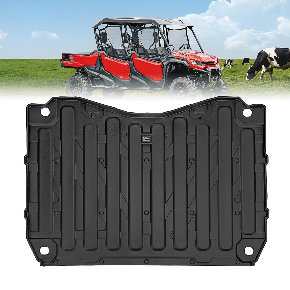 Kemimoto '16-'24 Honda Pioneer 1000 UTV Bed Liner Mat