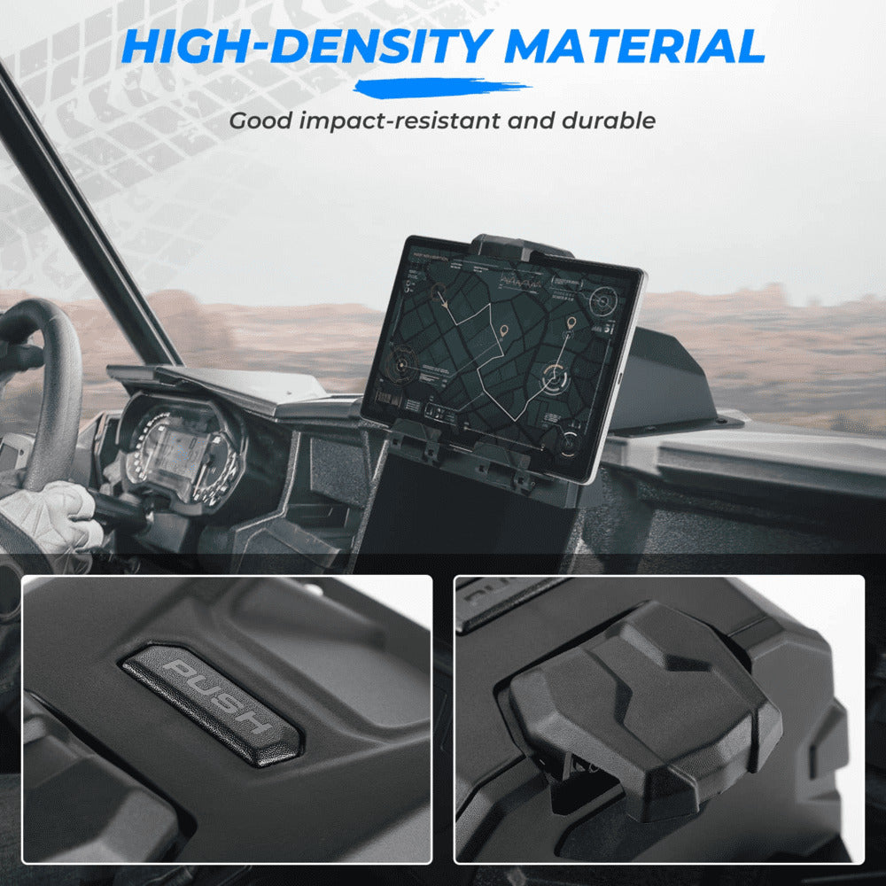 Kemimoto '16-'24 Polaris General 1000 Electronic Tablet Device Holder Mount