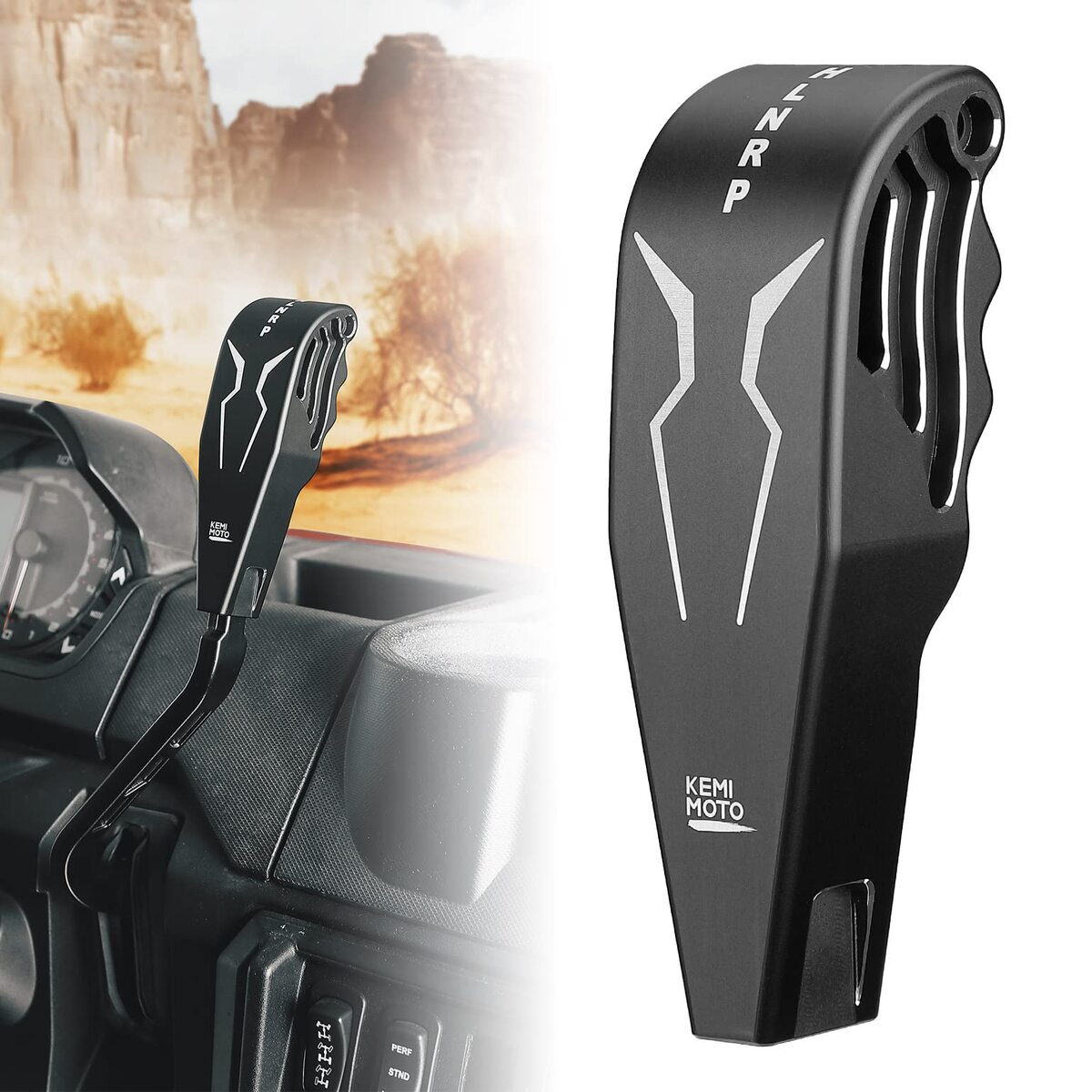 Kemimoto '17-'20 Polaris Ranger 1000 XP Aluminum Gear Selector Shift Knob