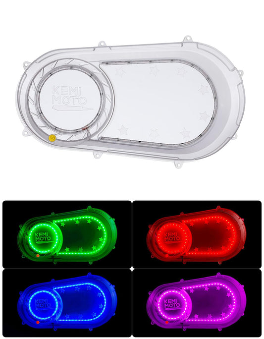 Kemimoto '17-'21 Polaris RZR/Ranger Outer Clutch Cover with RGB Lights