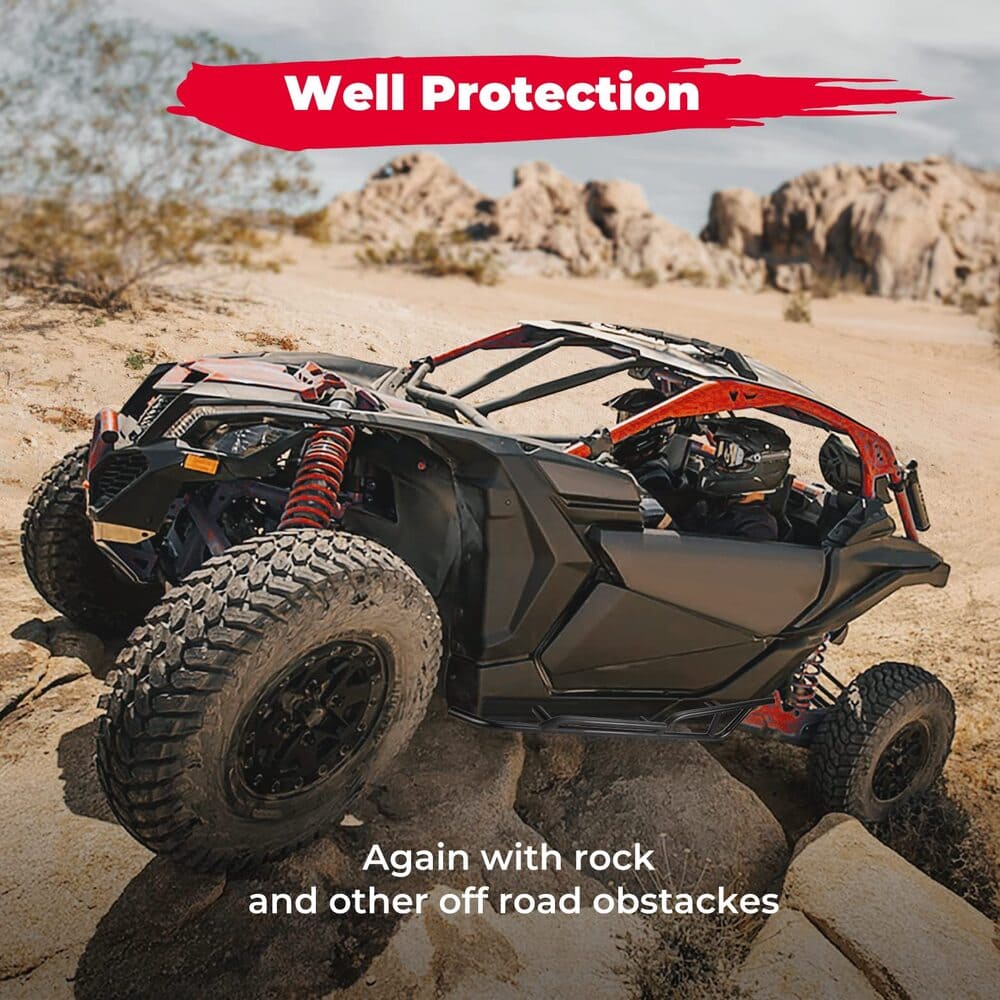 Kemimoto '17-'24 Can-Am Maverick X3 Nerf Bars Rock Sliders
