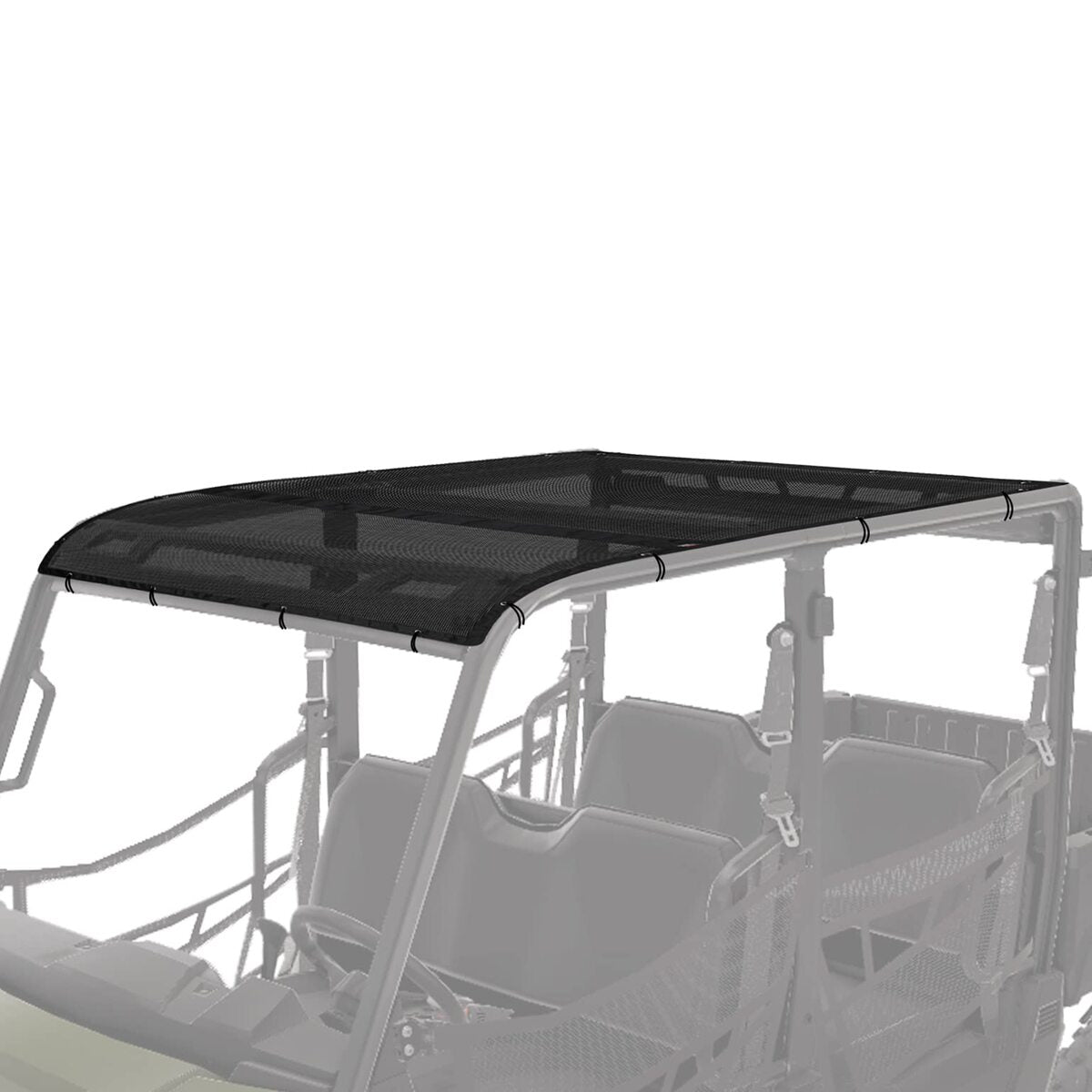 Kemimoto '17-'24 Polaris Ranger 1000 Crew UTV Soft Top Window Net Mesh Fit