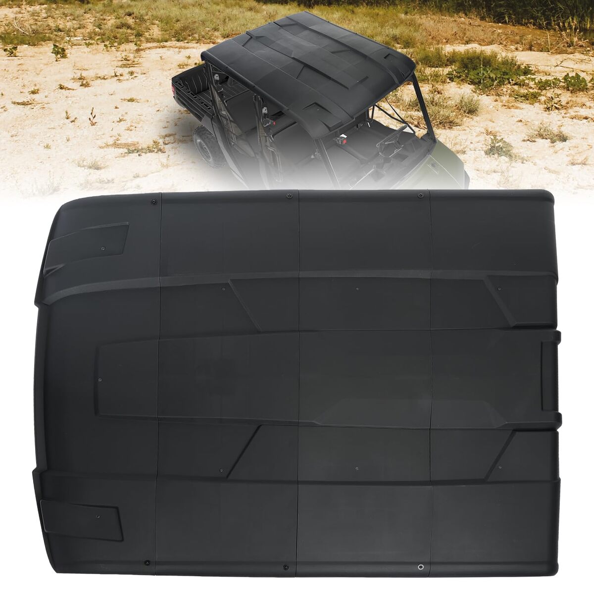 Kemimoto '17-'24 Polaris Ranger XP 1000 Crew 6-Seat Crew Roof Top Hard