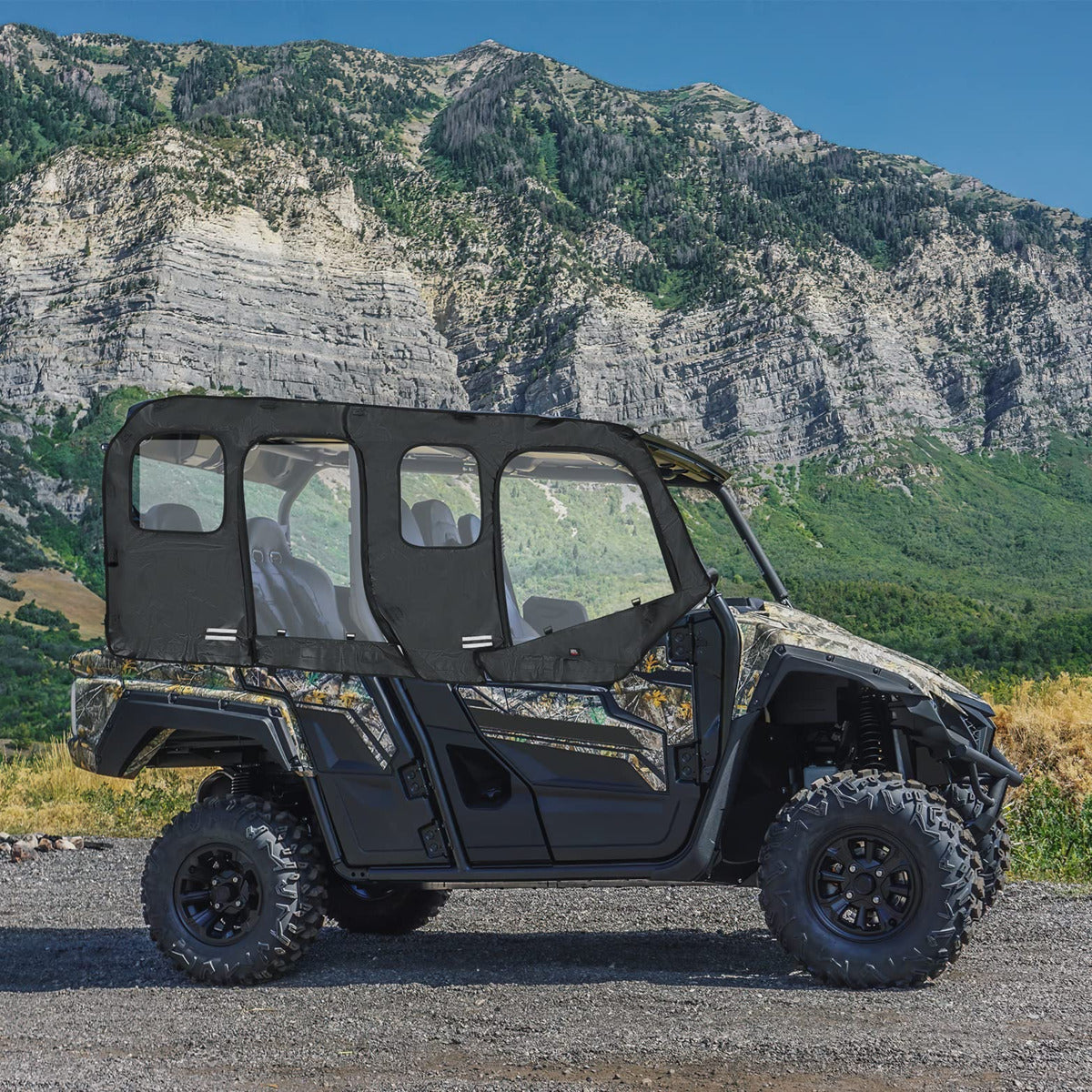 Kemimoto '18-'20 Yamaha Wolverine X4/SE Soft Cab Enclosure Upper Doors