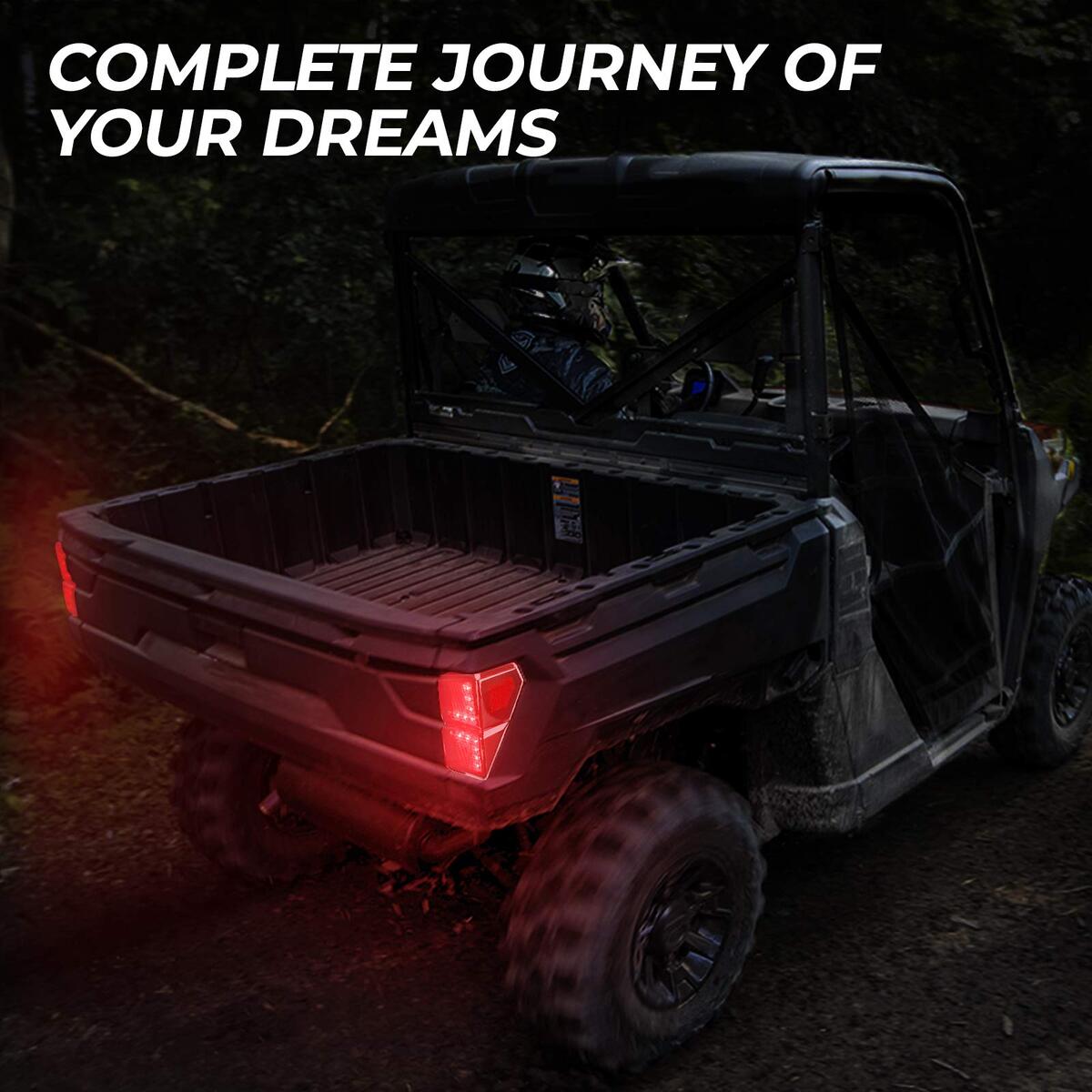 Kemimoto '18-'24 Polaris Ranger 1000 XP/ Crew Tail Lights