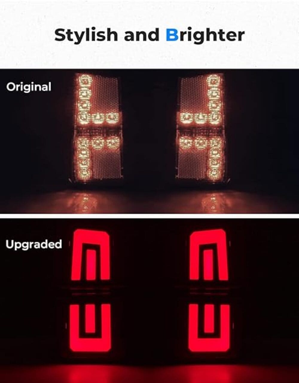 Kemimoto '18-'24 Polaris Ranger XP 1000 Upgraded Tail Lights