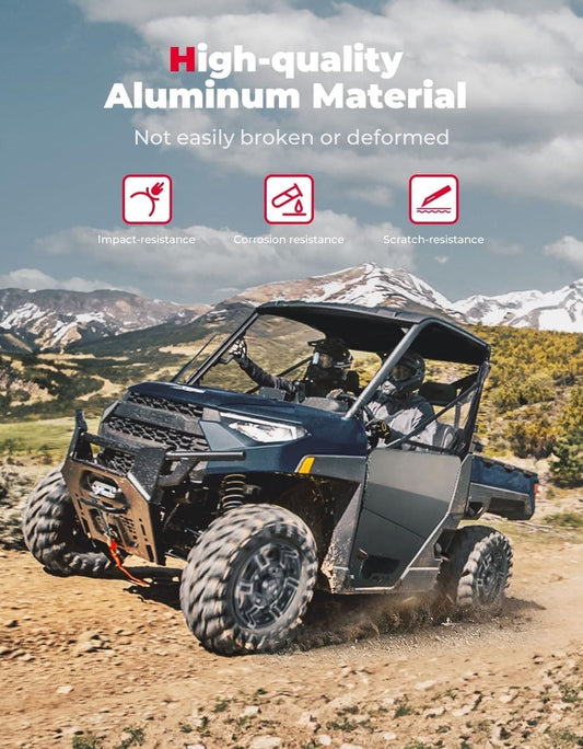 Kemimoto '18-'24 Polaris Ranger XP 1000 UTV Aluminum Half Door