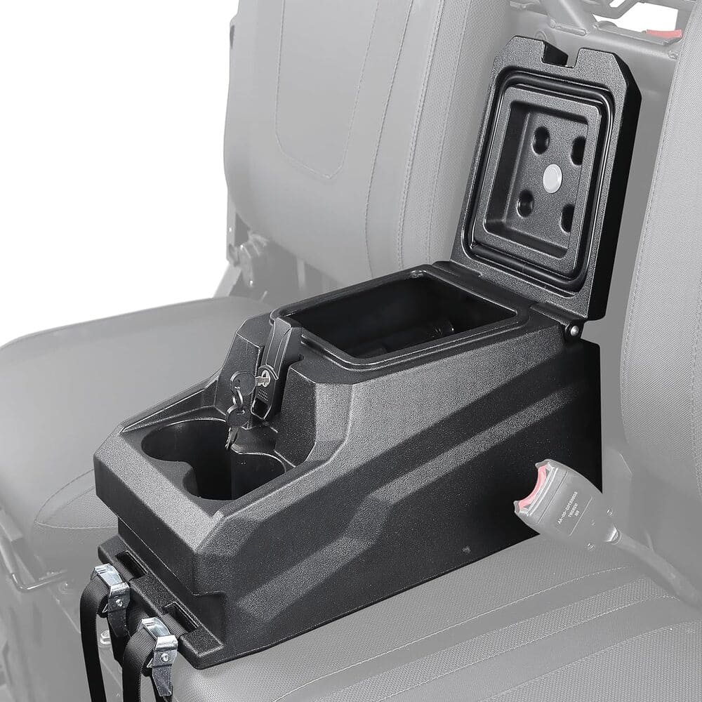 Kemimoto '19-'24 CF Moto UForce 1000/1000XL UTV Bench Seat Center Console Box