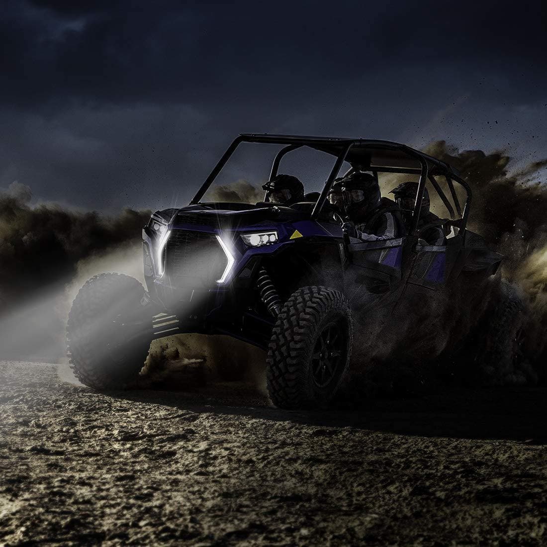 Kemimoto '19+ Polaris RZR XP 1000/ Turbo S UTV Front Turn Fang Light Set Fit