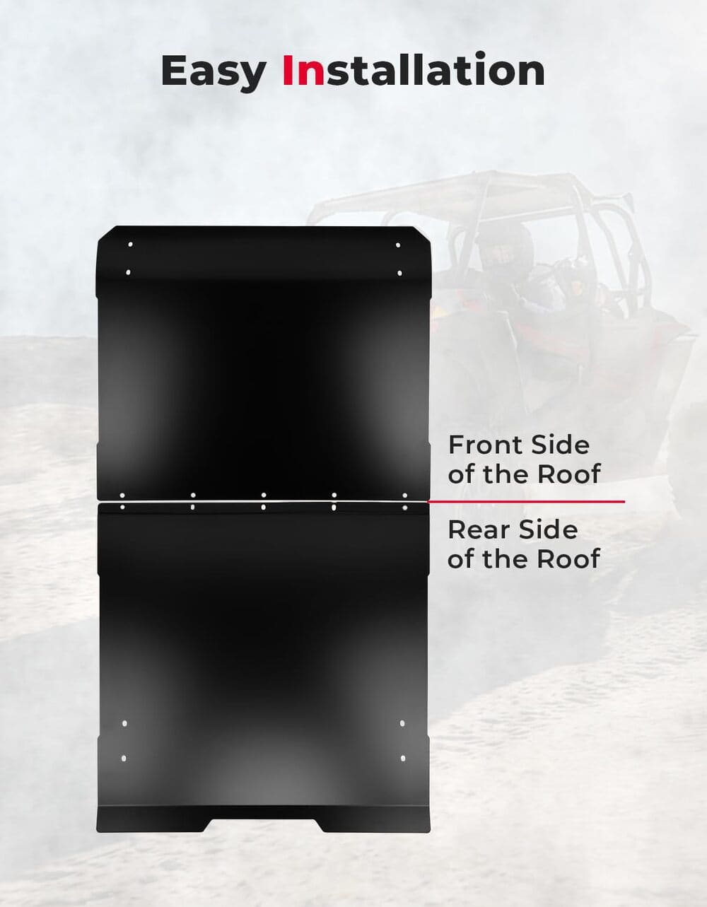 Kemimoto '20-'24 Polaris RZR PRO XP 4 Aluminum Roof