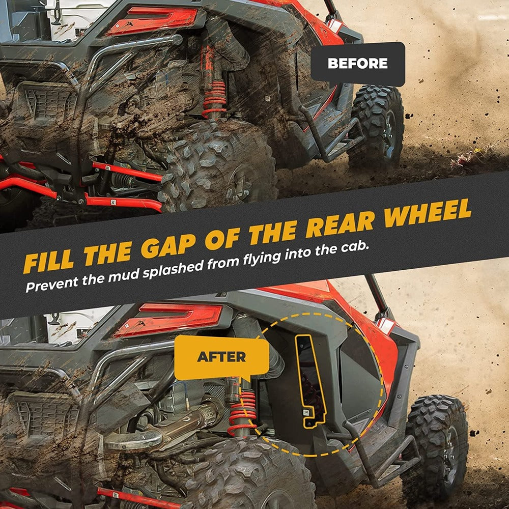 Kemimoto '20-'24 Polaris RZR PRO XP Fender Flares