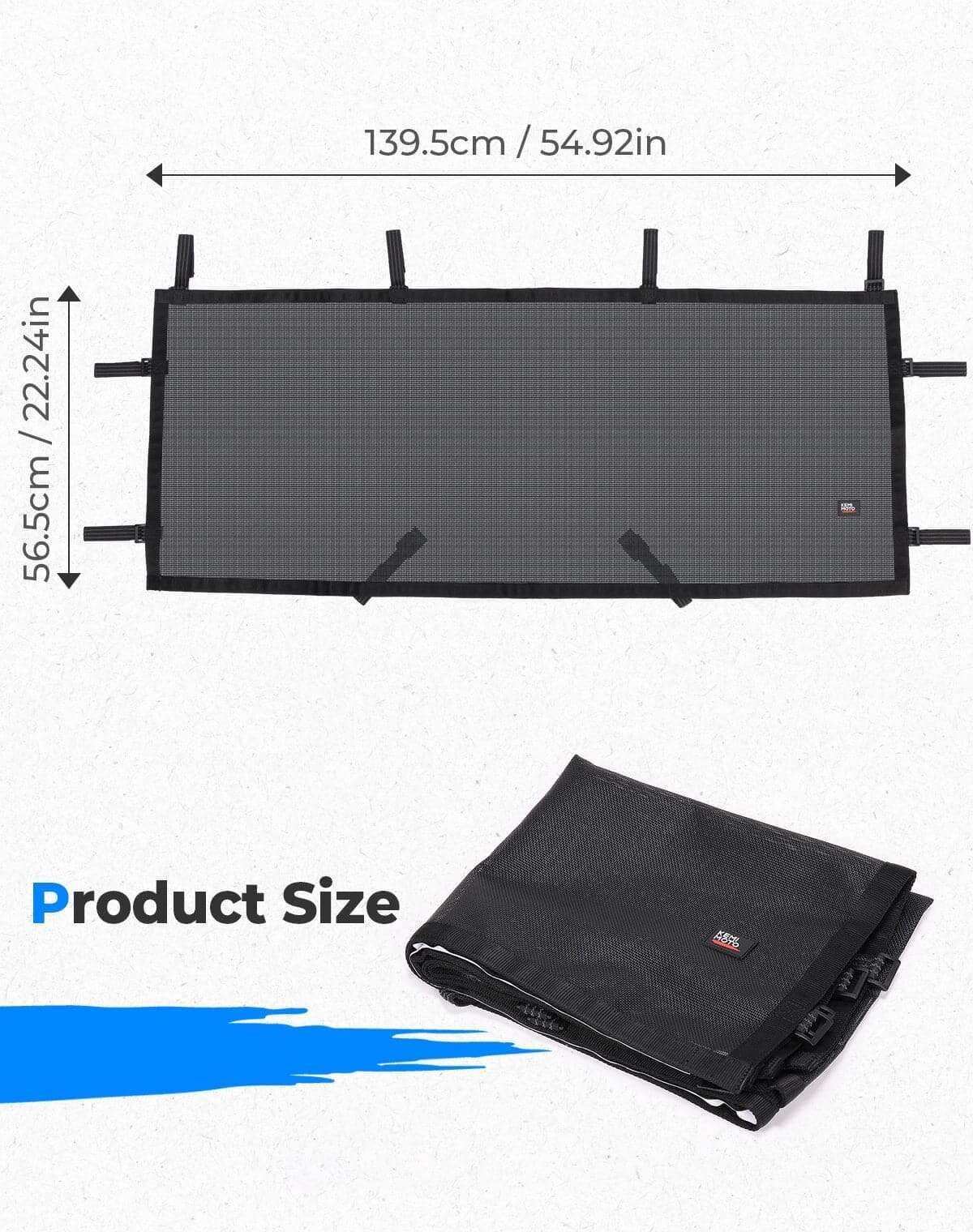 Kemimoto '20-'24 Tracker 800SX & Crew Rear Window Net
