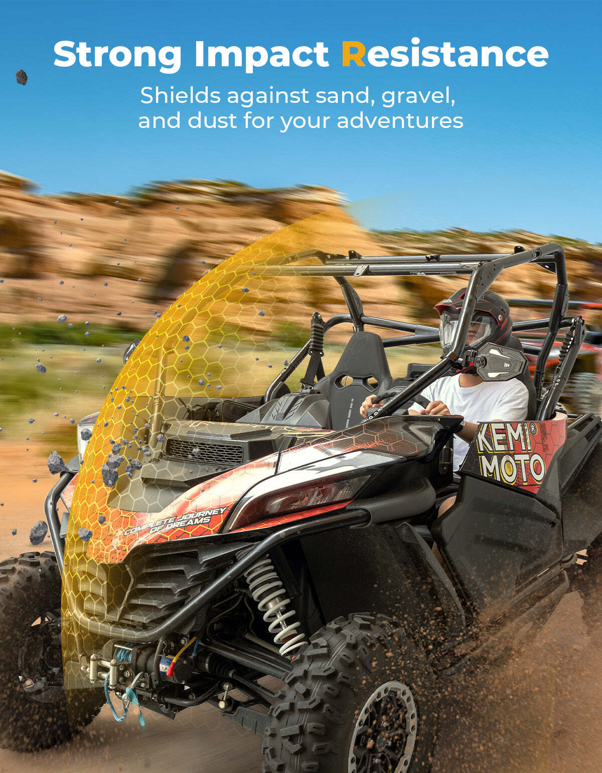 Kemimoto '20+ CF Moto ZForce 950 UTV Hood Scoop
