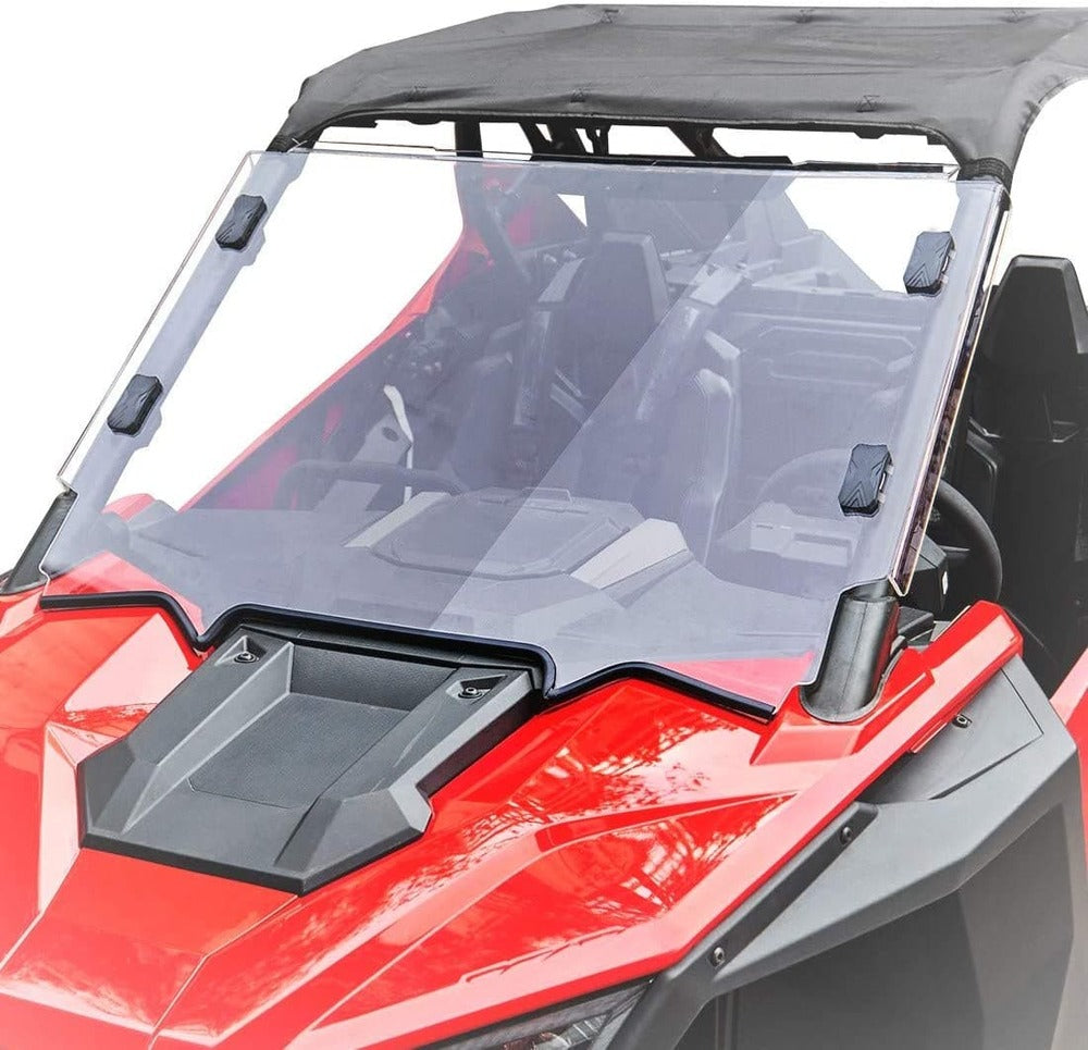 Kemimoto '20+ Polaris RZR PRO XP Scratch Resistant Full Windshield Clear