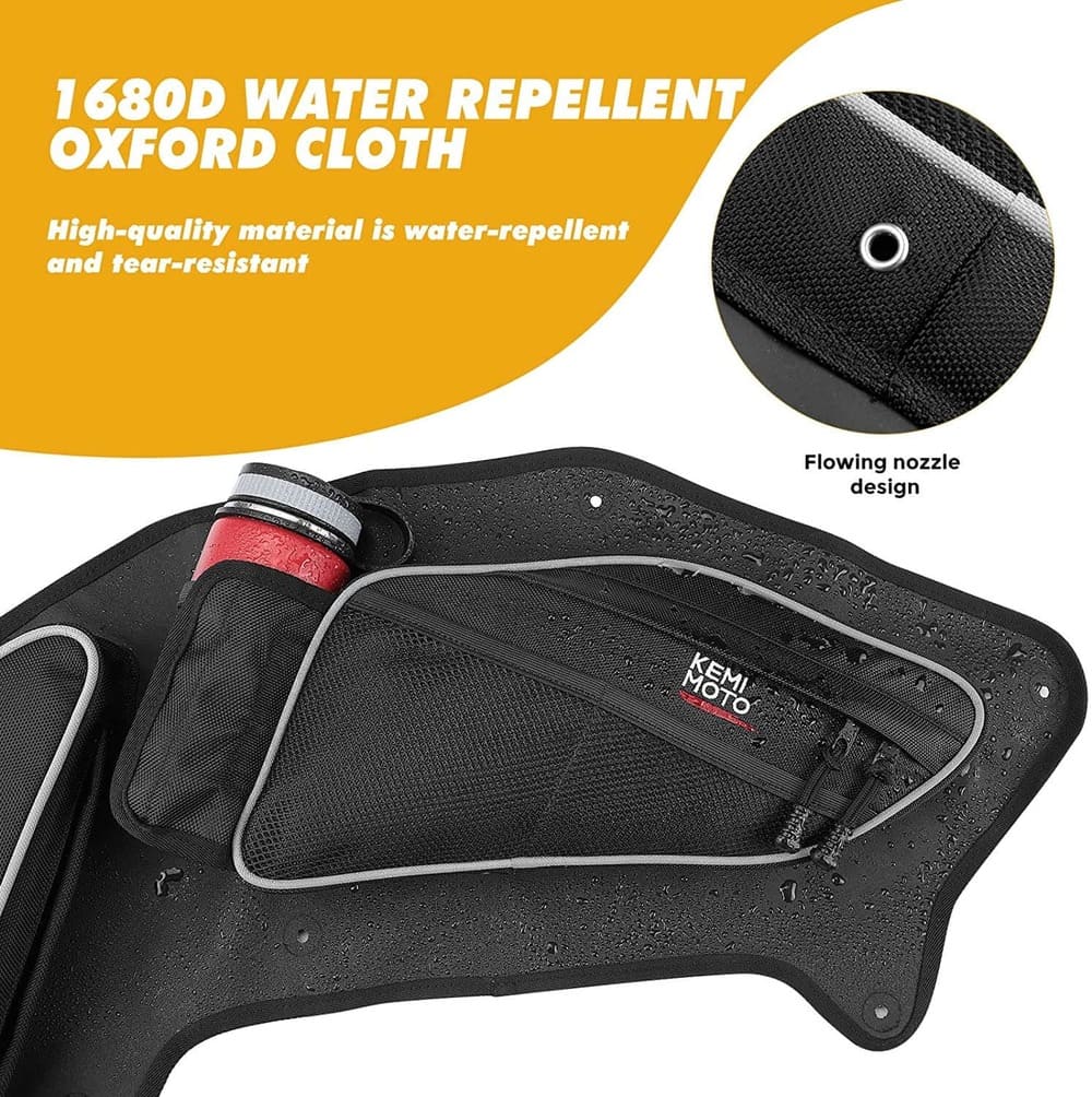Kemimoto 2020+ Polaris RZR Pro XP 4 Rear Door Bags