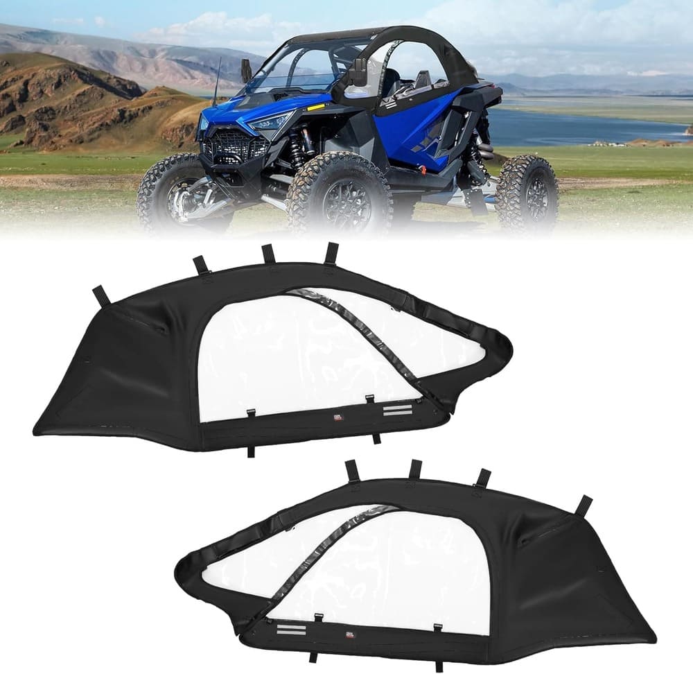 Kemimoto '22-'24 Polaris RZR PRO R Upper Doors Soft Cab Enclosures