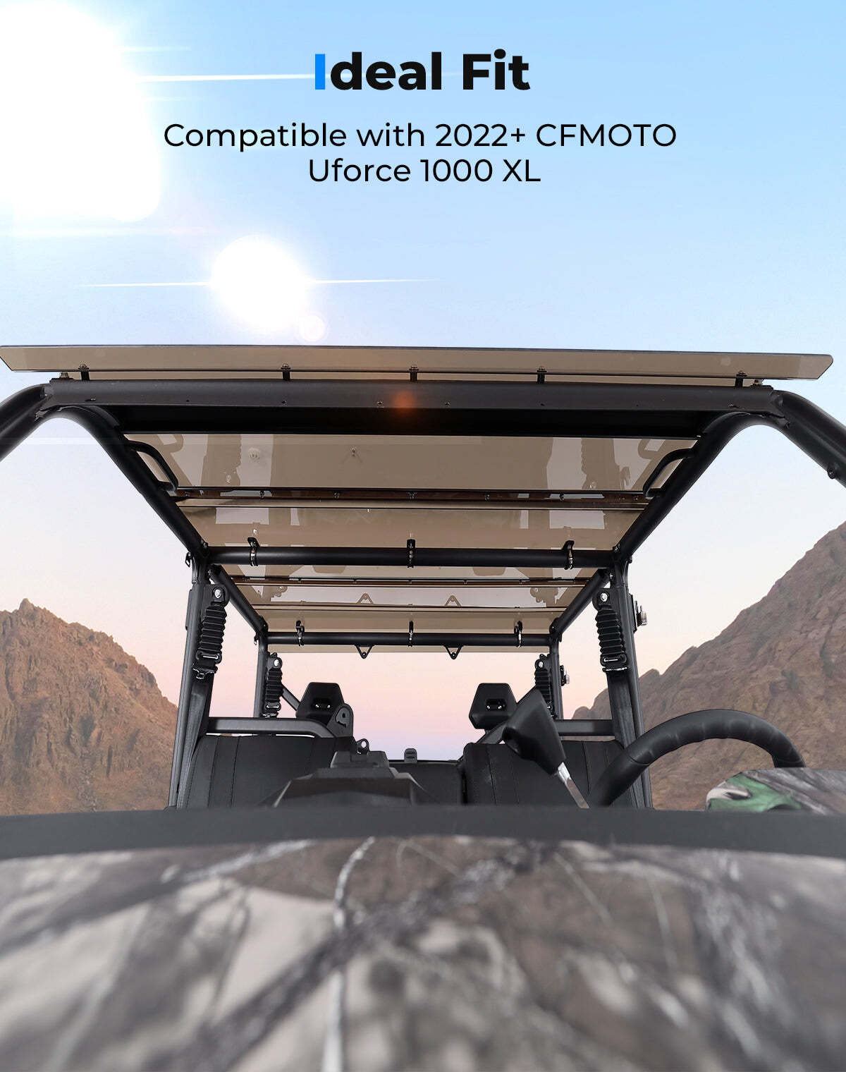 Kemimoto '22+CF Moto UForce 1000XL Hard Roof Top