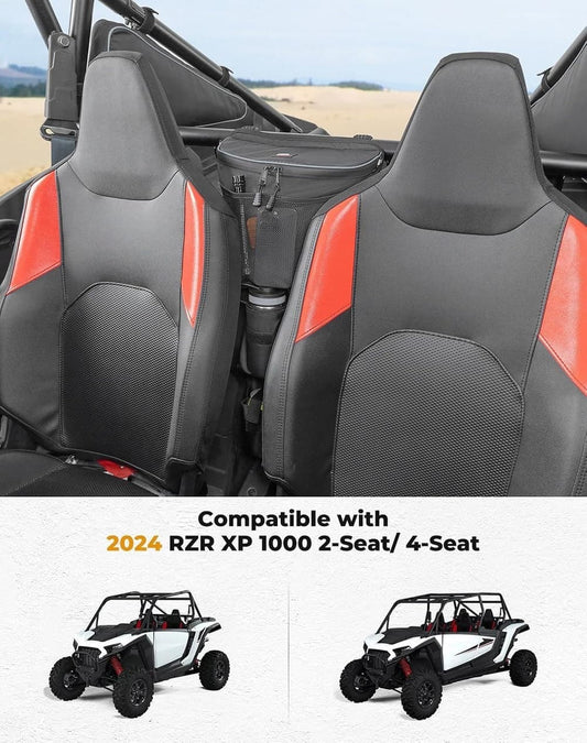 Kemimoto '24-'25 Polaris RZR XP 1000/ 4 Center Storage Bag with Cup holder