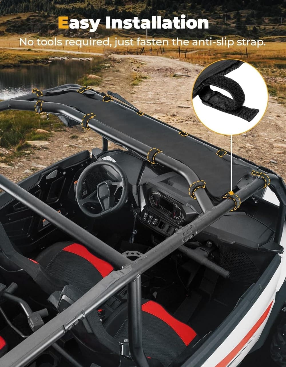 Kemimoto '24-'25 Polaris RZR XP 1000/ 4 UTV Overhead Roof Bag
