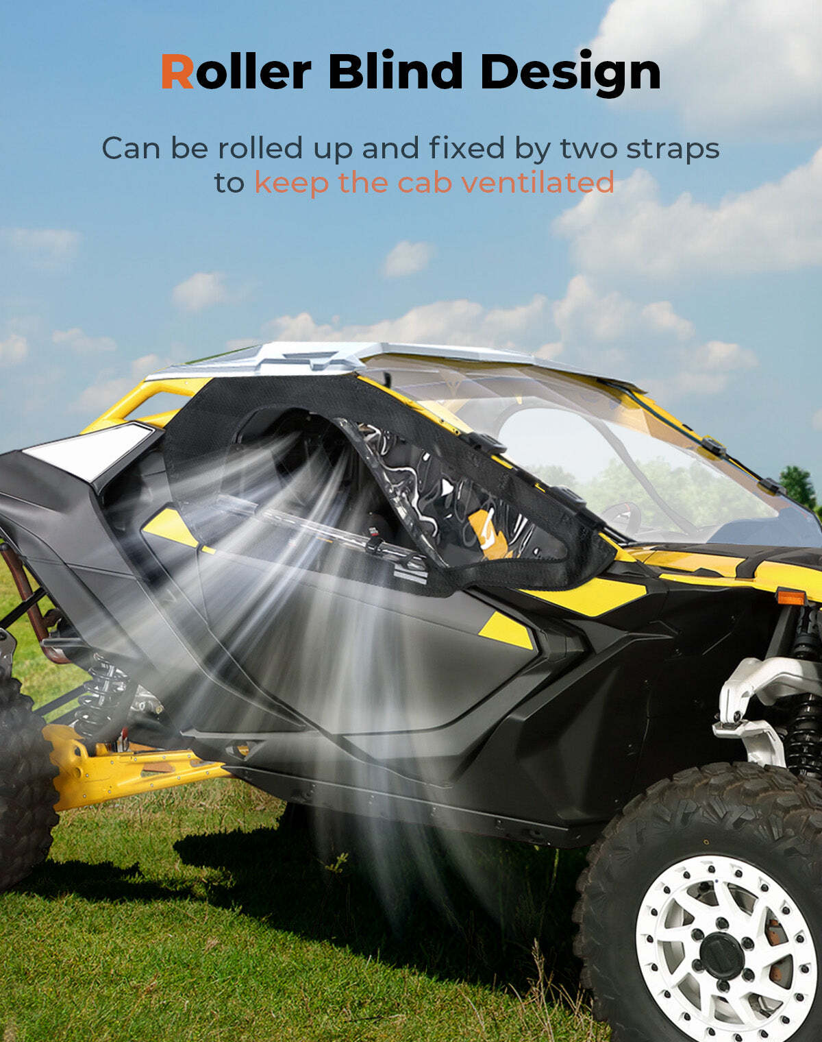 Kemimoto "24 Can-Am Maverick R Soft Upper Doors