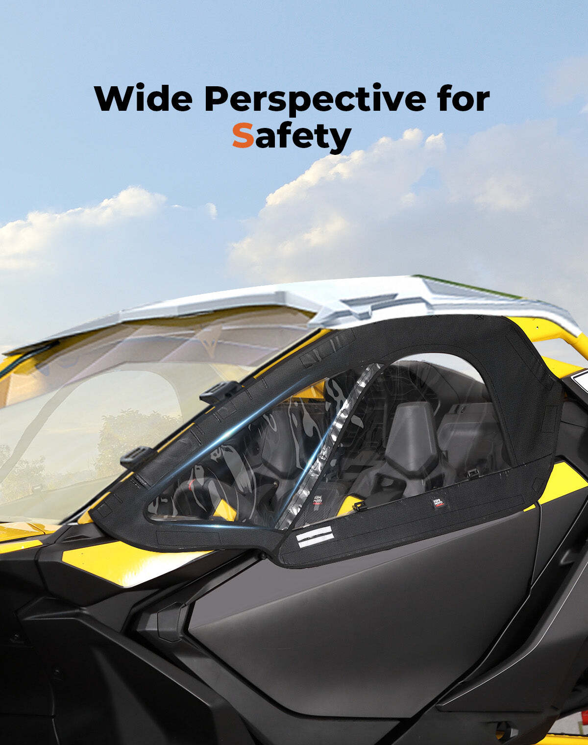 Kemimoto "24 Can-Am Maverick R Soft Upper Doors