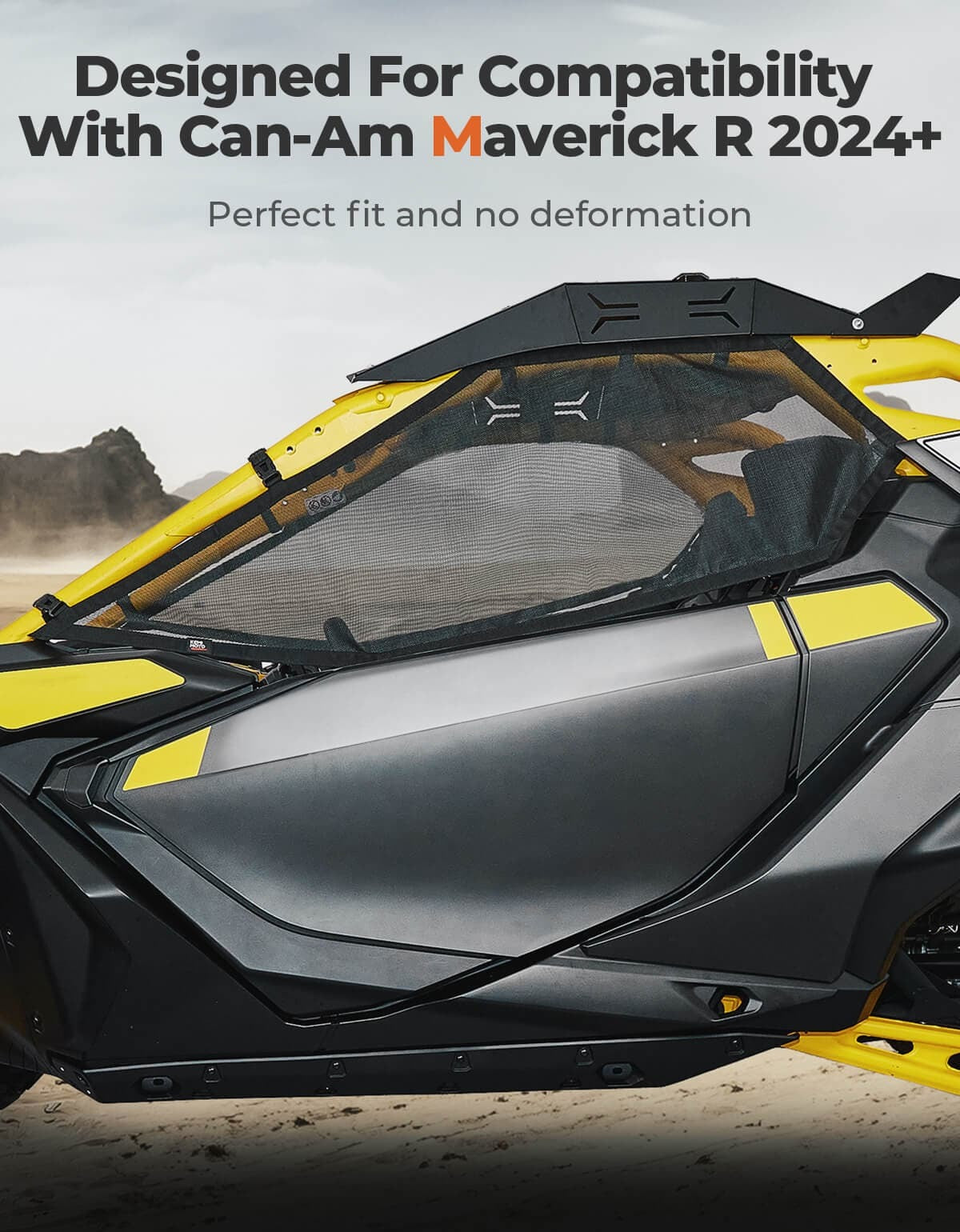 Kemimoto "24+ Can-Am Maverick R Window Nets