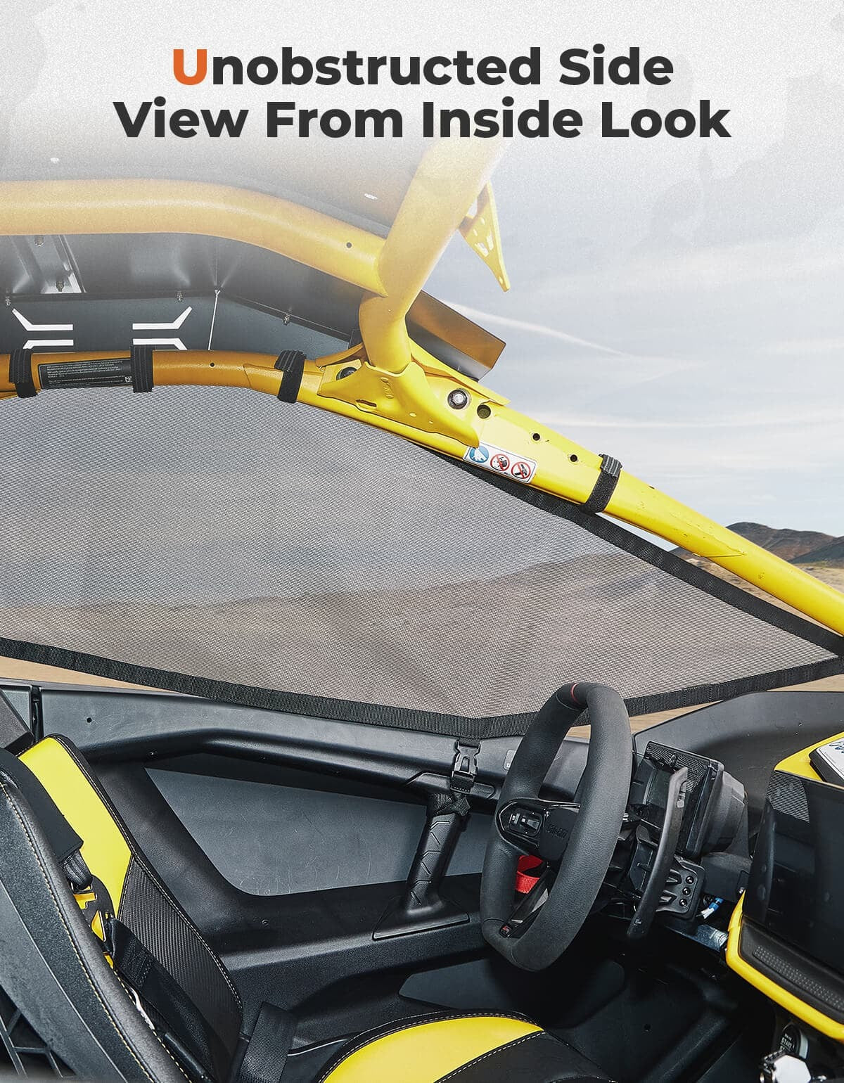 Kemimoto "24+ Can-Am Maverick R Window Nets