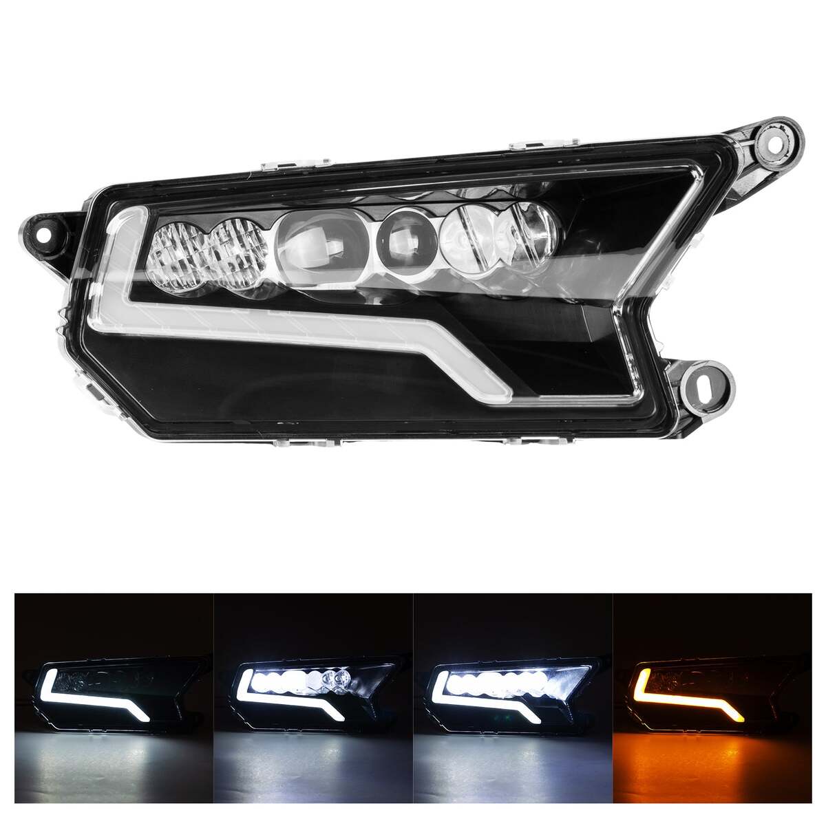 Kemimoto '24 Polaris RZR XP 1000/4 1000 LED Headlight
