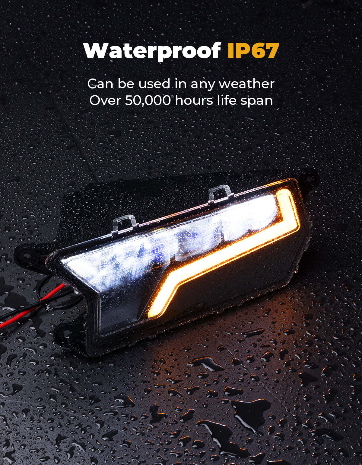 Kemimoto '24 Polaris RZR XP 1000/4 1000 LED Headlight