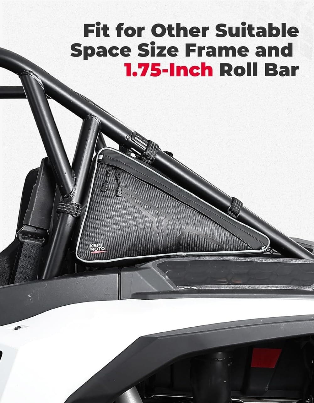 Kemimoto '24+ Polaris RZR XP 1000/4 1000 UTV Storage Bags Side Tool Bags