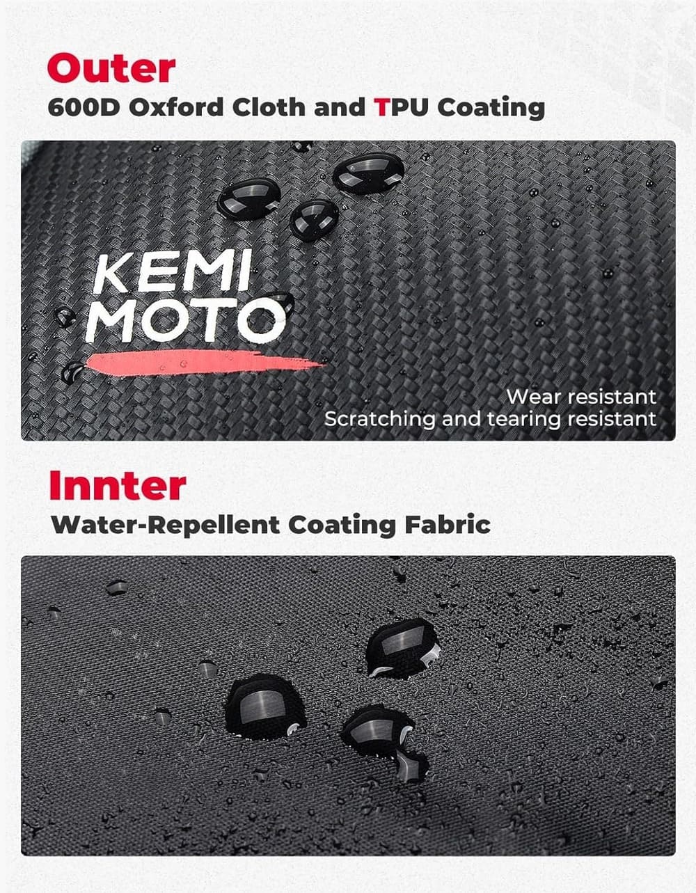 Kemimoto '24+ Polaris RZR XP 1000/4 1000 UTV Storage Bags Side Tool Bags