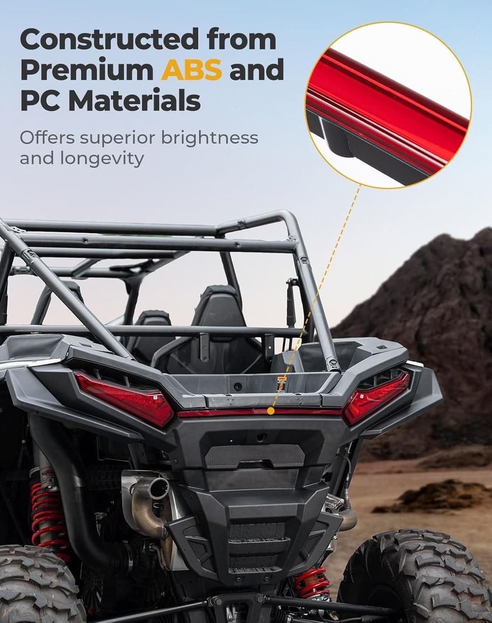 Kemimoto '24 Polaris RZR XP 1000 Tail Lights