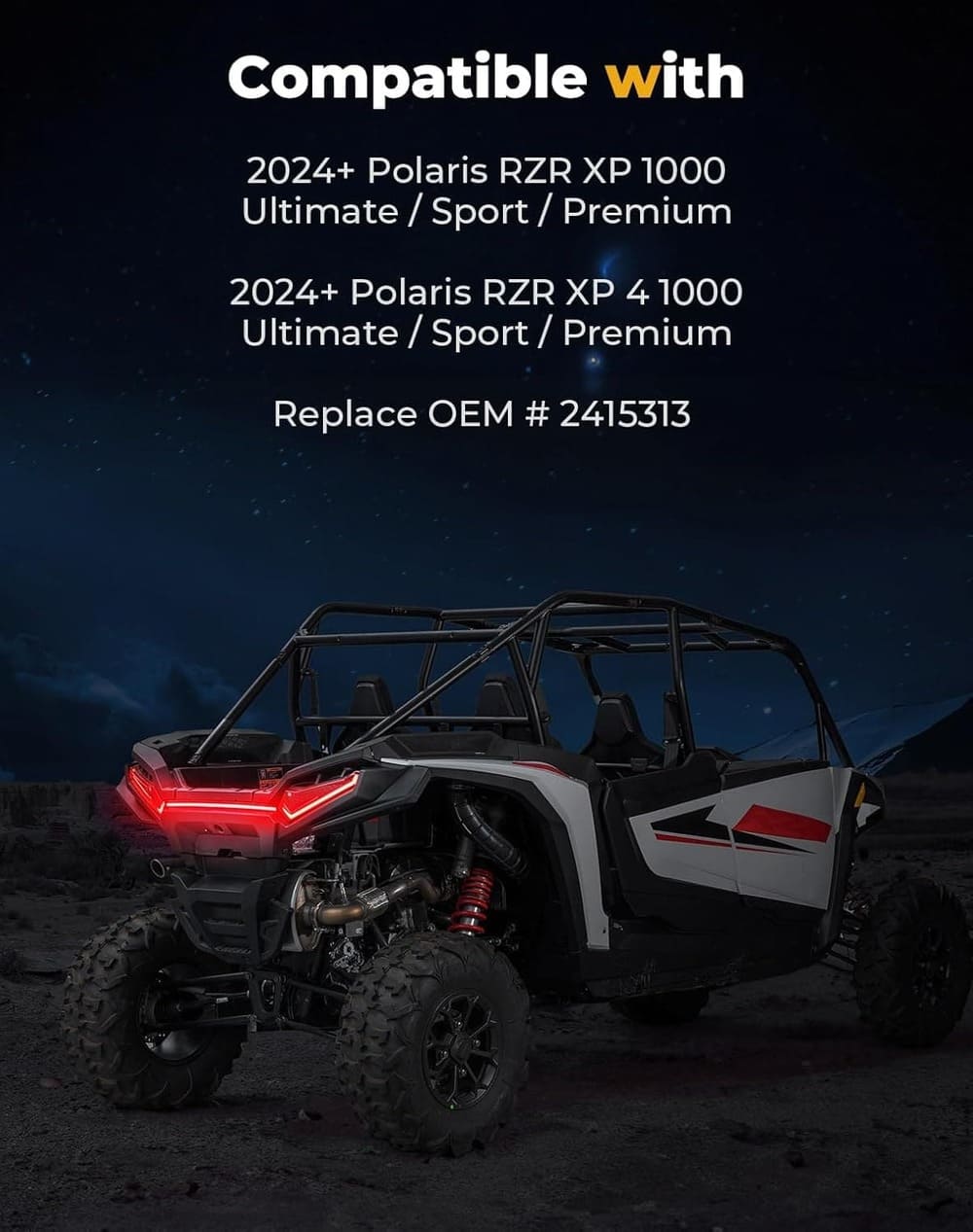 Kemimoto '24 Polaris RZR XP 1000 Tail Lights