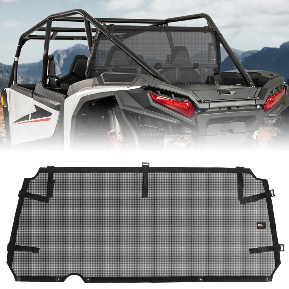Kemimoto '24 Polaris RZR XP/XP 4 1000 Rear Window Net Soft Ventilated Window