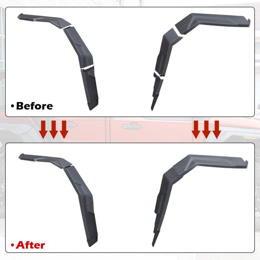Kemimoto '24+ Polaris Xpedition XP/XP5 Front & Rear Fender Flares