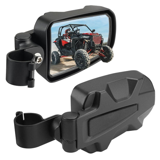 Kemimoto Adjustable Side View Convex Mirror for 1.75" Roll Cage