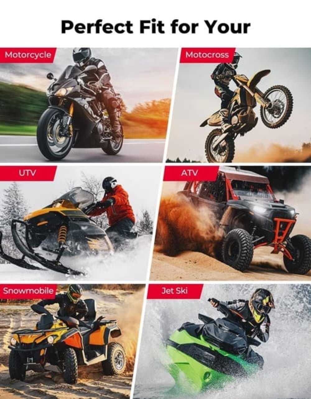 Kemimoto ATV/ UTV Life Po4 12v/4Ah Lithium Battery