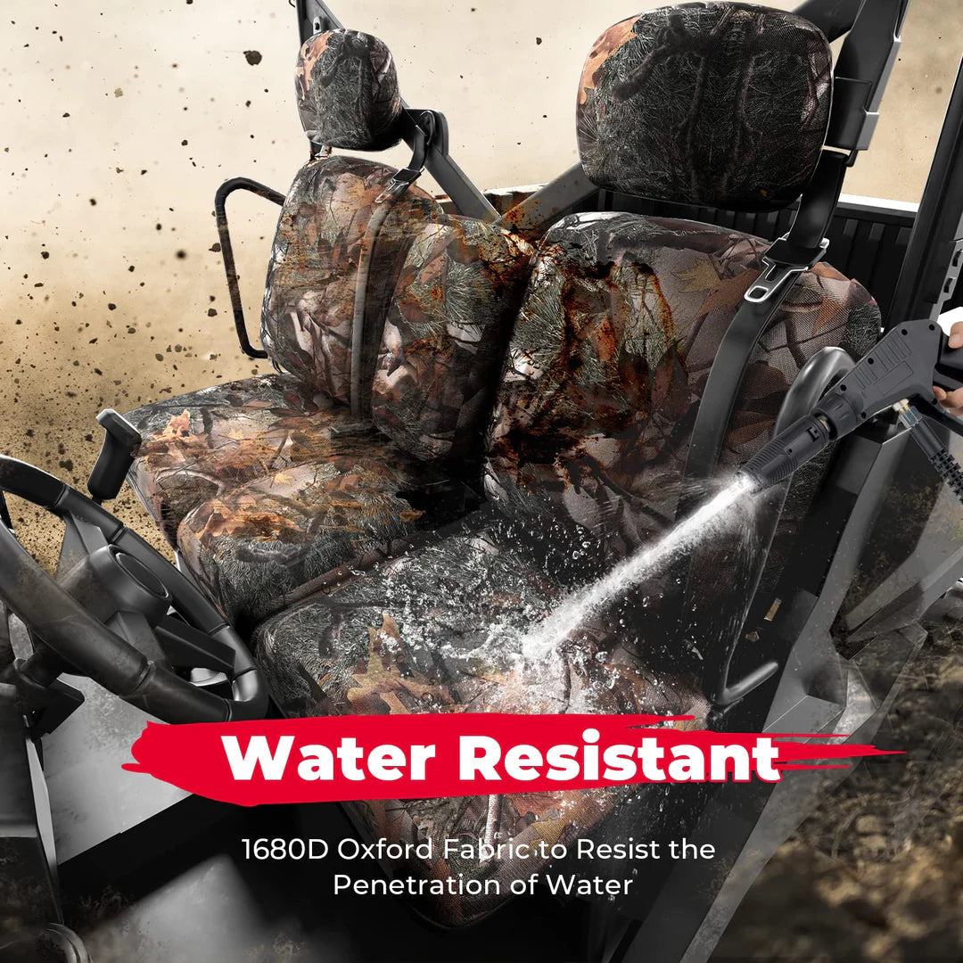 Kemimoto Can-Am Defender Camouflage Seat Cover & TPE Floor Mats