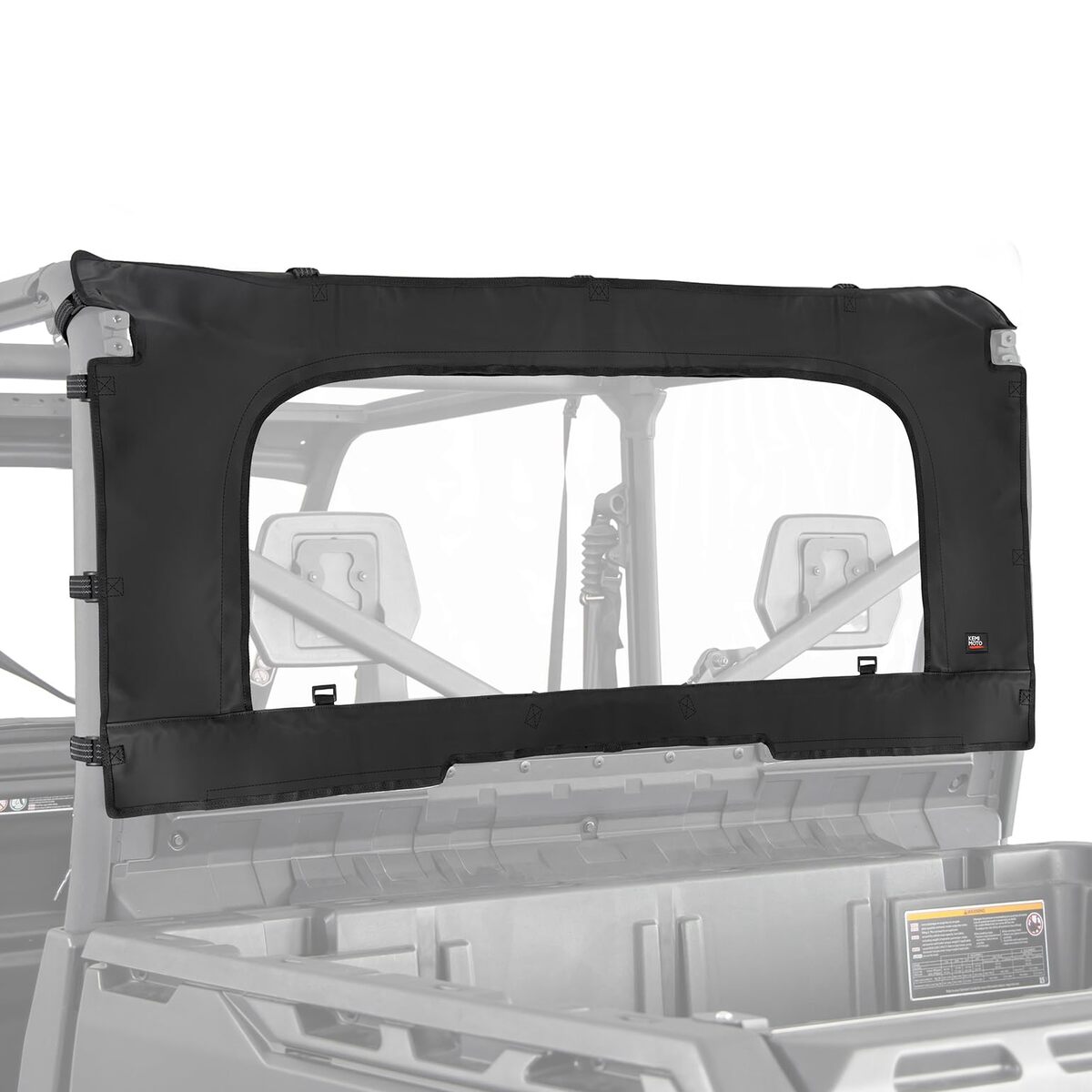 Kemimoto Can-Am Defender HD 5/7/8/9/10 Soft Rear Windshield with Zipper