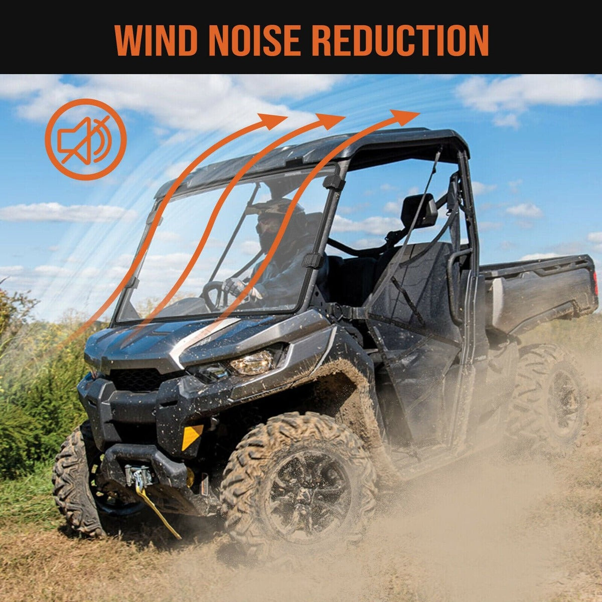 Kemimoto Can Am Defender HD 5 /8 /10 /Max Front Full Windshield