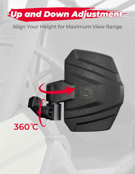 Kemimoto Can Am Defender / Max One Pair Side Mirrors