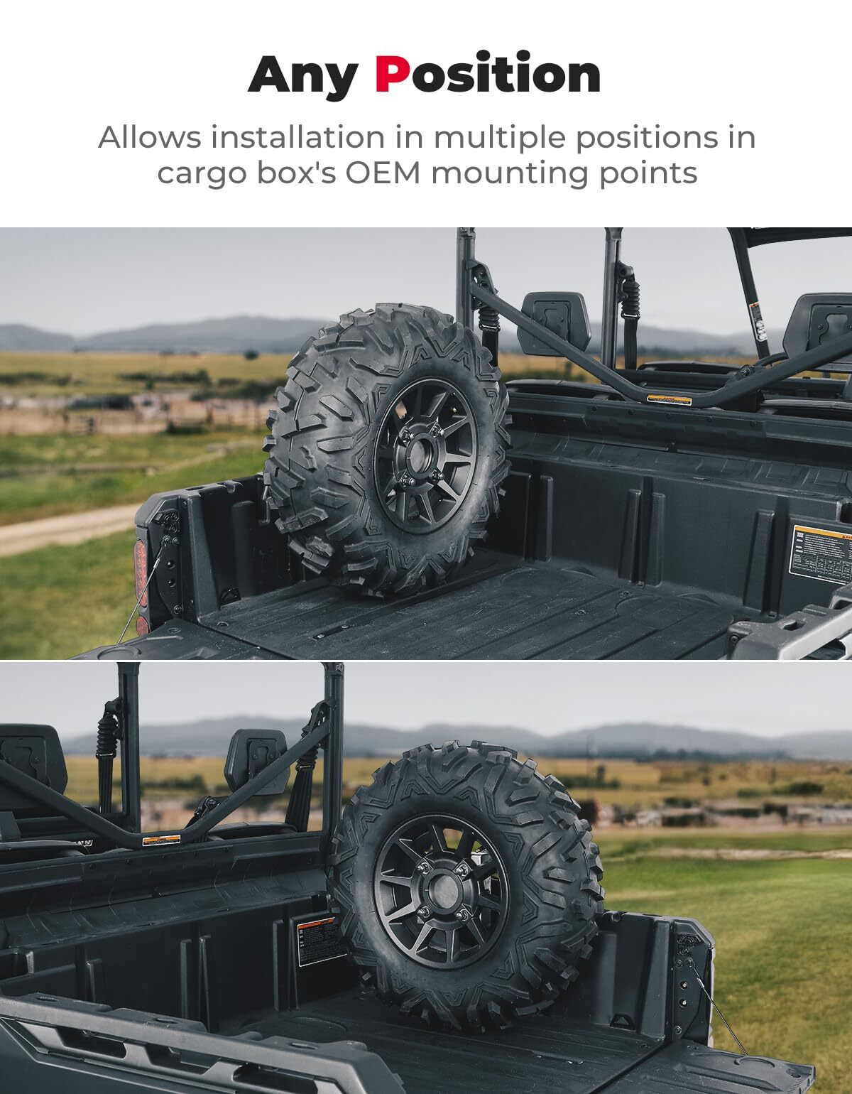 Kemimoto Can-Am Defender / Max UTV Spare Tire Holder