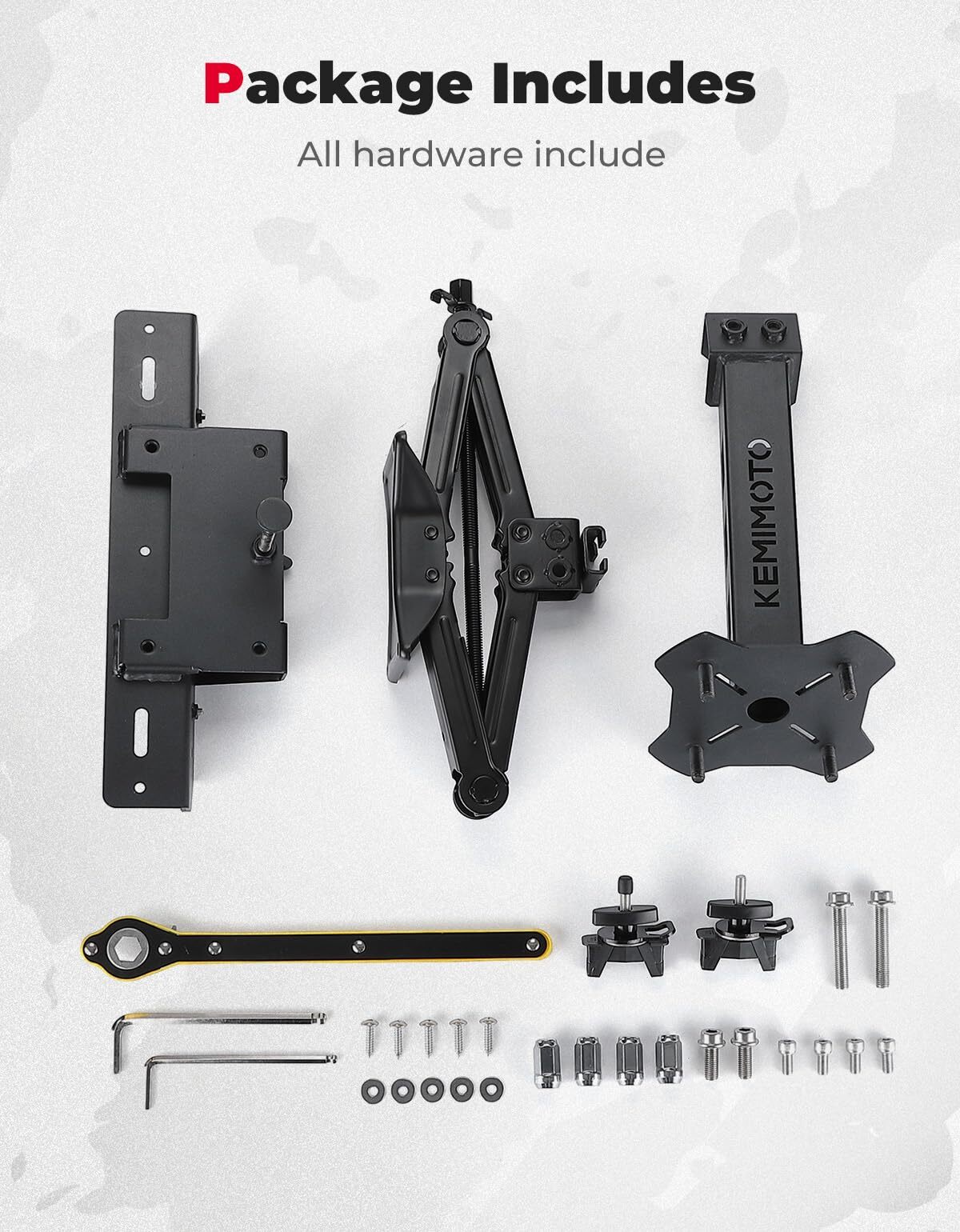 Kemimoto Can-Am Defender / Max UTV Spare Tire Holder