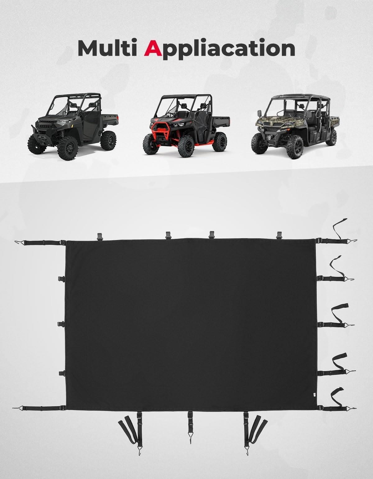 Kemimoto Can-Am Defender/Ranger Stretchable Cargo Bed Net