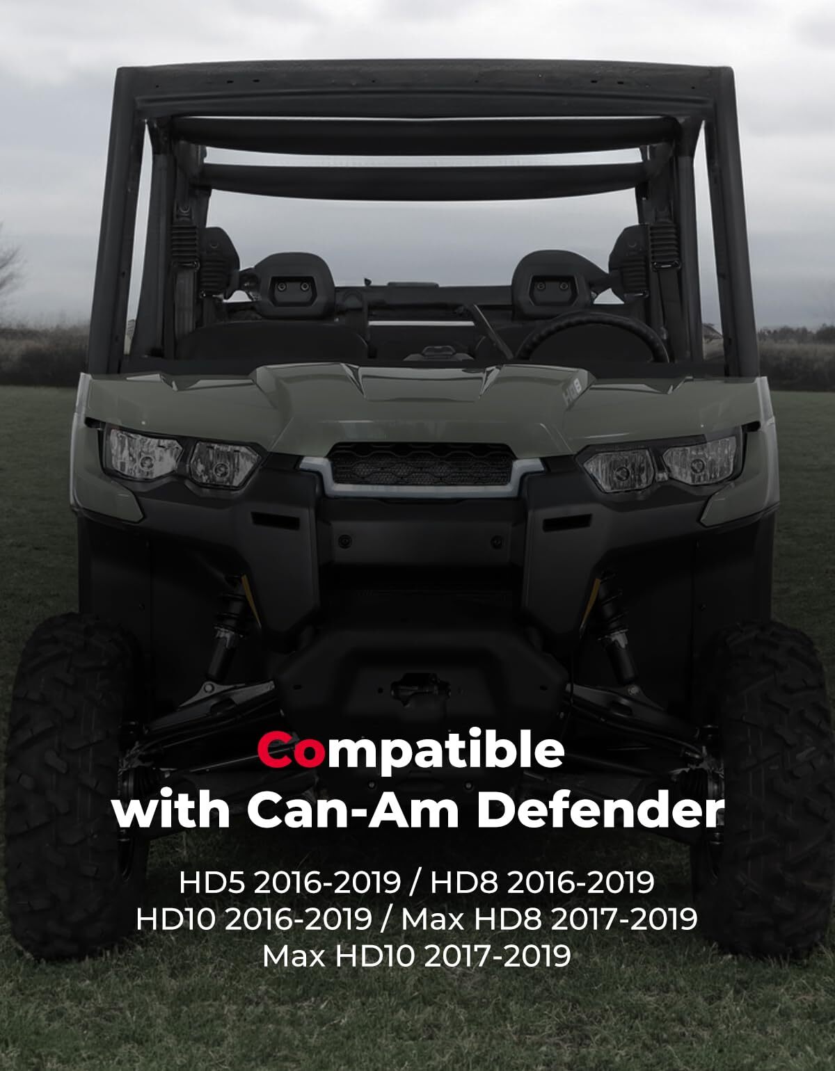 Kemimoto Can-Am Defender UTV Grille Light